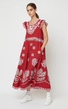 Moda Operandi Red Valentino Broderie-trimmed Cotton Dress
