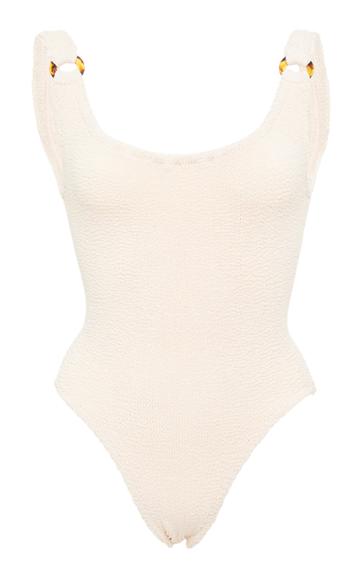 Hunza G Domino Seersucker Swimsuit