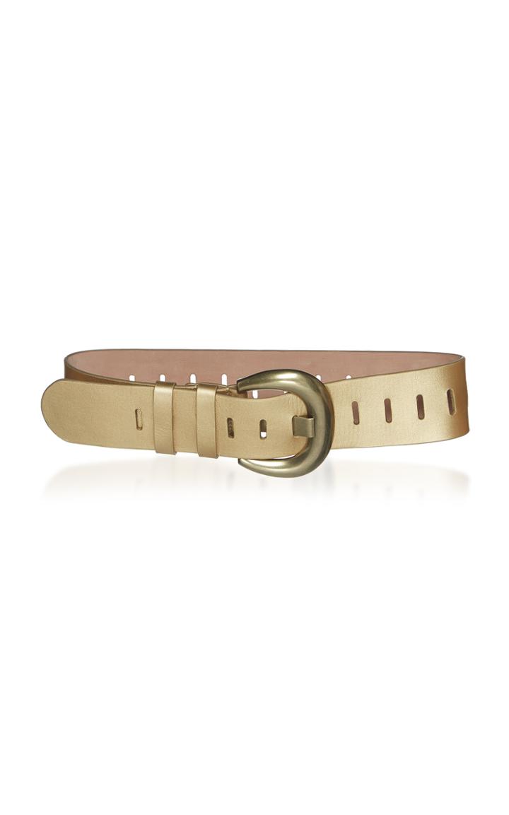 Dundas Metallic Nappa Leather Belt