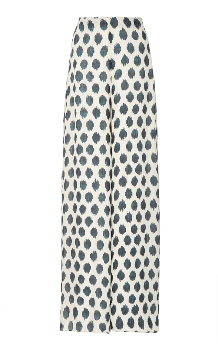 Andres Otalora Santa Cruz Wide-leg Silk-georgette Pants