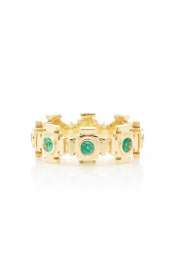 Ark Gateways 18k Gold Emerald Ring