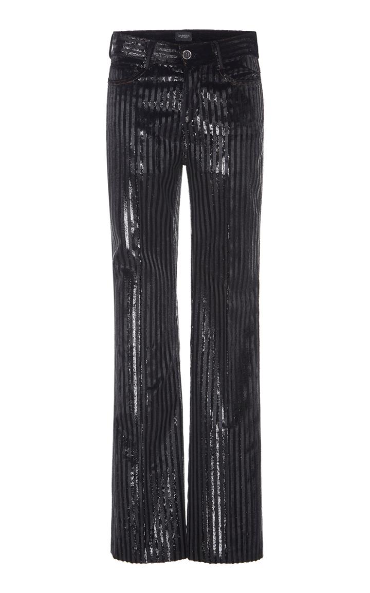 Giambattista Valli Metallic Striped Trouser