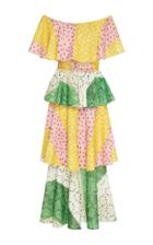 Tata Naka Off Shoulder Tiered Dress
