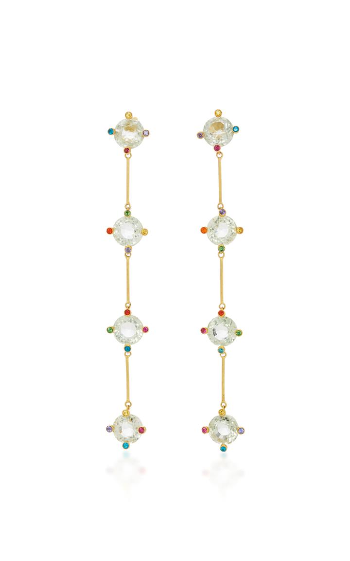 Marie-hlne De Taillac Renaissance Drop Quartz Earrings
