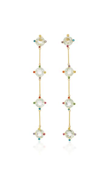 Marie-hlne De Taillac Renaissance Drop Quartz Earrings