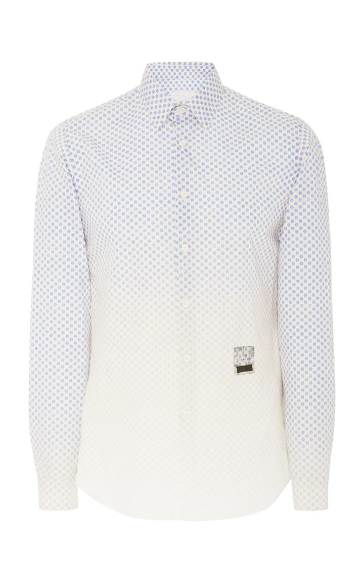 Prada Degrade Cotton Dress Shirt