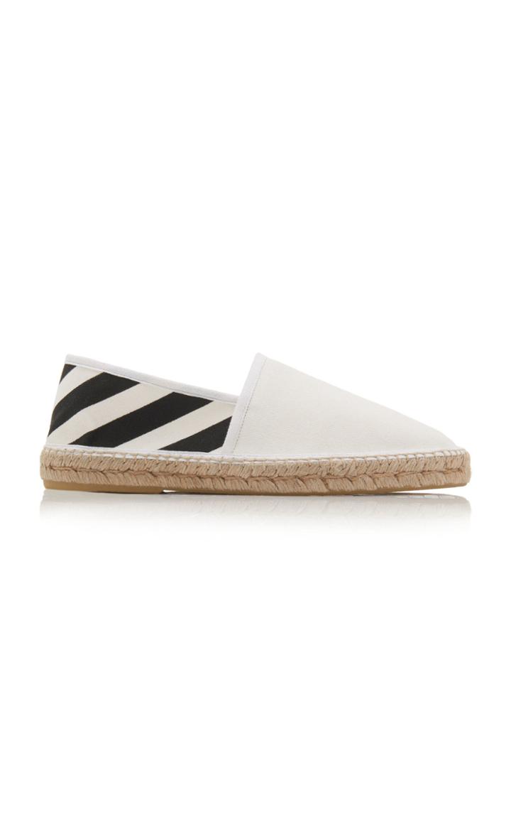Off-white C/o Virgil Abloh Printed Cotton-canvas Espadrilles