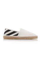 Off-white C/o Virgil Abloh Printed Cotton-canvas Espadrilles
