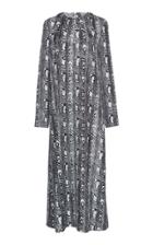 Marni Printed Silk Midi Dress