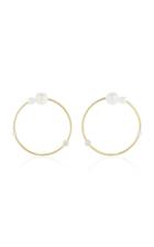 Jemma Wynne White Pearls Hoops