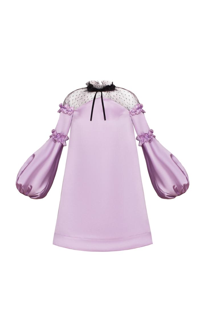 Marianna Senchina Illusion Off Shoulder Dress