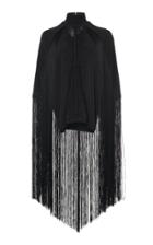 Elie Saab Fringe Turtleneck Top