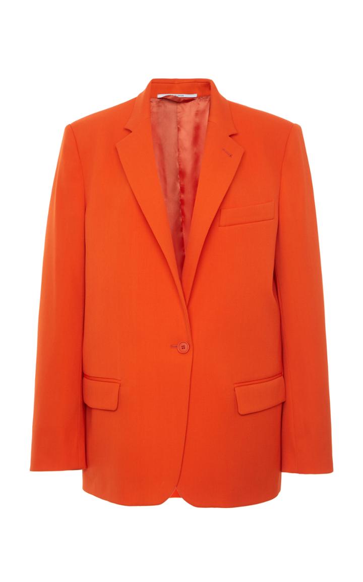 The Attico Notch Lepel Wool-blend Blazer