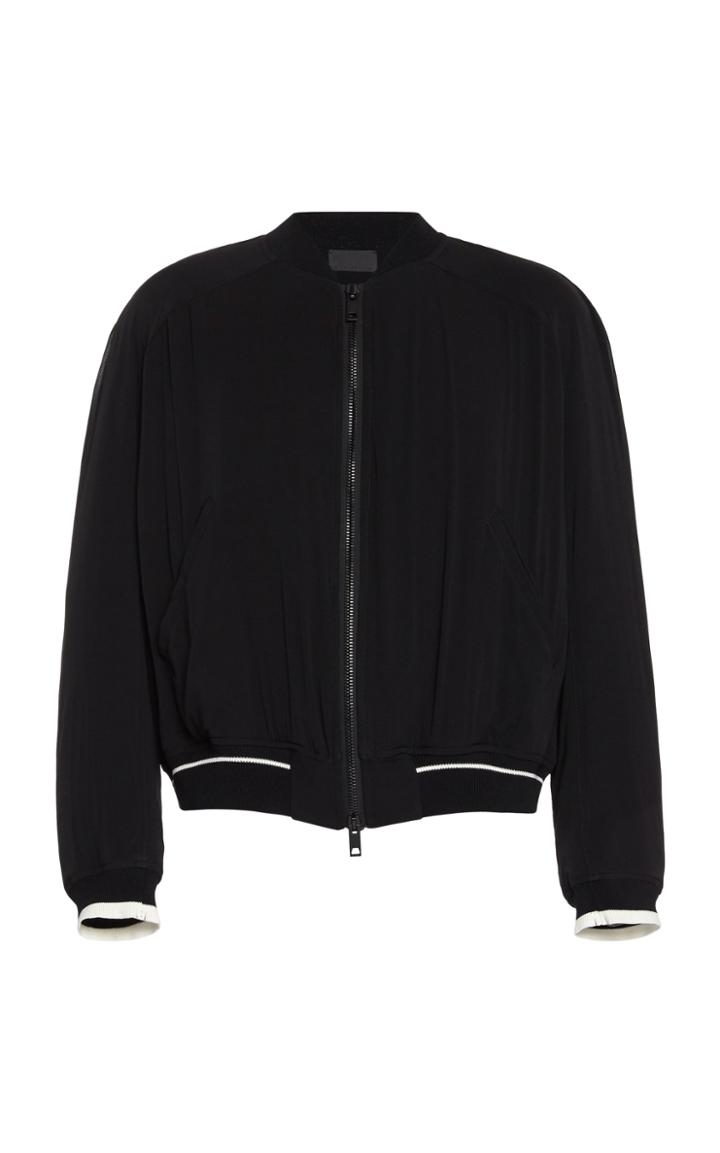 Haider Ackermann Silk-blend Bomber Jacket