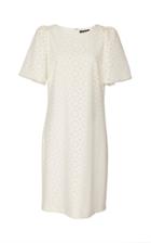 Mi Jong Lee Shift Dress With Flared Sleeve