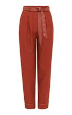 Rachel Gilbert Kimber Linen Straight-leg Pants