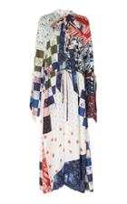 Roland Mouret Brandon Printed Twill Satin Midi Dress