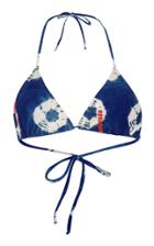 Lenny Niemeyer String Halter Embroidered Bikini Top