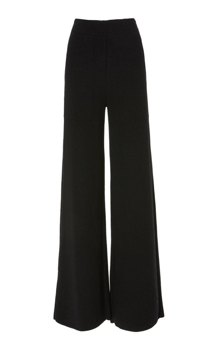 Yeon M'o Exclusive Penelope Wide-leg Wool Trousers