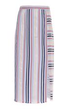 Moda Operandi Altuzarra Scrimshaw Slit Striped Midi Skirt Size: 34