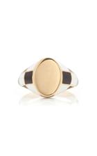Alison Lou Checkered Signet Ring