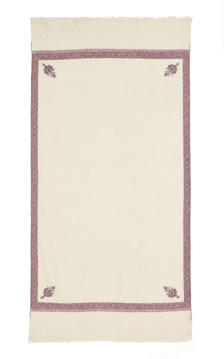 Kashmir Loom M'o Exclusive Reversible Embroidered Cashmere Shawl