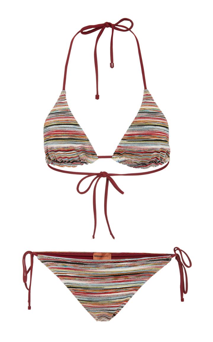 Missoni Mare Striped Classic Lurex Bikini