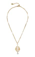 Lulu Frost Cameo Gold-plated, Shell And Faux Pearl Necklace