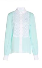 Andrew Gn Floral Applique Blouse
