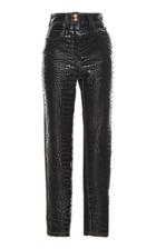 Versace Embossed Straight Leg Jean