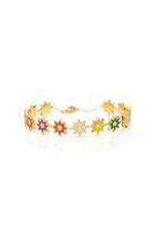 Colette Jewelry Multicolor Enamel Star Cuff