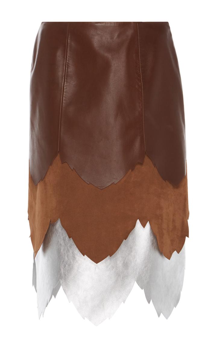 J.w.anderson Tiered Leather Skirt