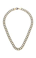 Sylva & Cie 18k Gold Enamel Necklace