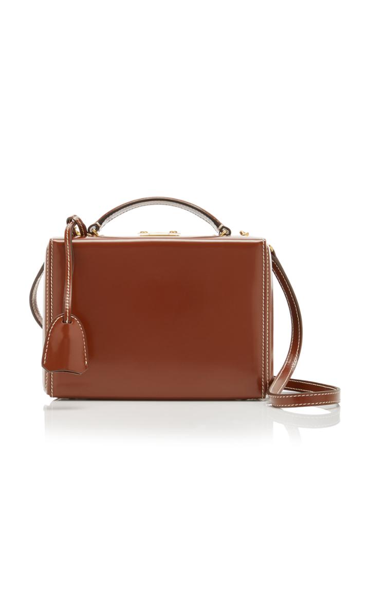 Moda Operandi Mark Cross Grace Small Leather Box Top Handle Bag