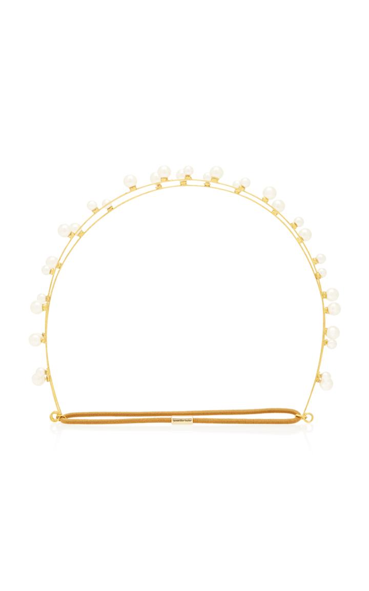 Jennifer Behr Sybil Bandeaux Gold-plated Headband