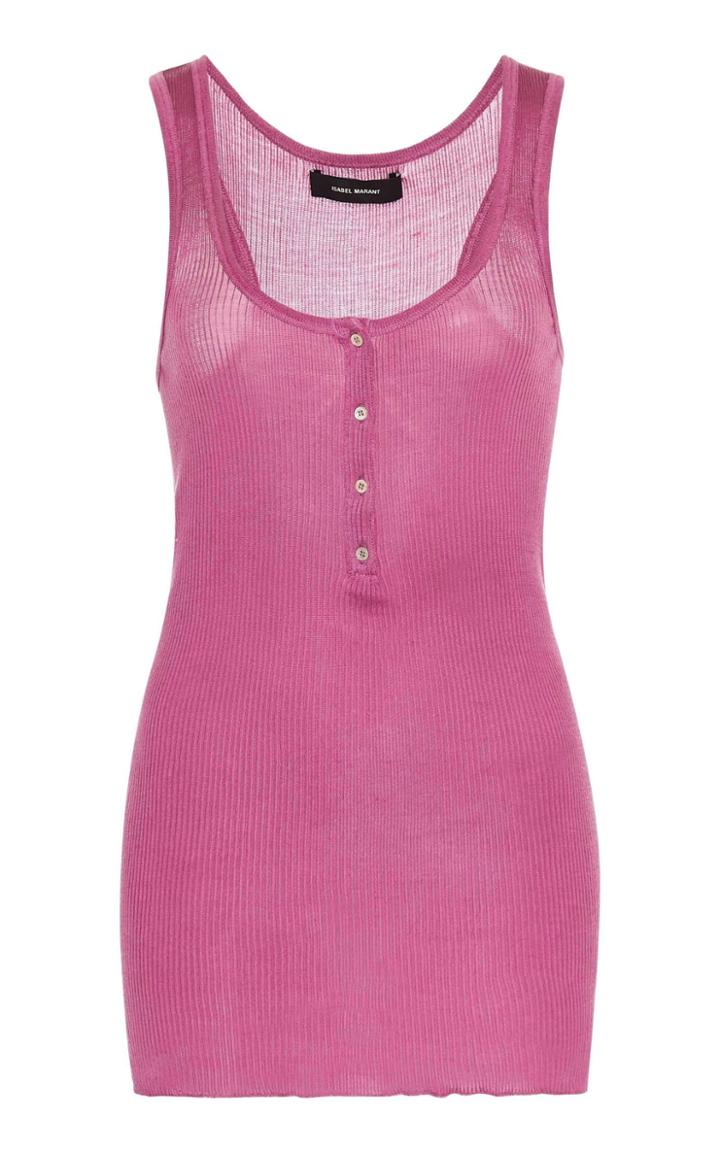 Isabel Marant Louisali Silk Tank Top