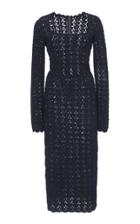 Moda Operandi Dolce & Gabbana Open-knit Midi Dress