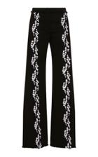 Blumarine Embroidered Flared Trousers