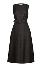 Moda Operandi Lilli Jahilo Winslet Silk Blend Button-up Dress With Belt Size: 36