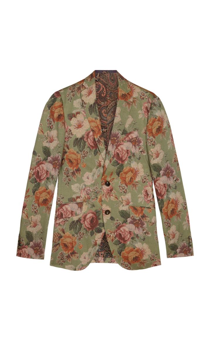 Etro Floral Printed Sport Coat