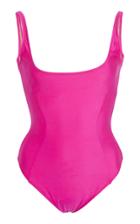 Fleur Du Mal Scoop Neck One Piece Swimsuit