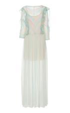 Isolda Emma Ruffled Bodice Maxi Dress