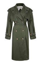 Moda Operandi Mykke Hofmann Mimi Cotton Double-breasted Trench Coat