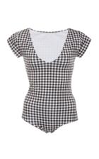 Verde Limon Capri Short-sleeved One Piece Swimsuit