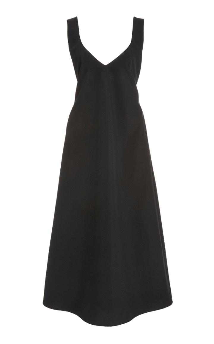 Beaufille Rohe Crepe Midi Dress