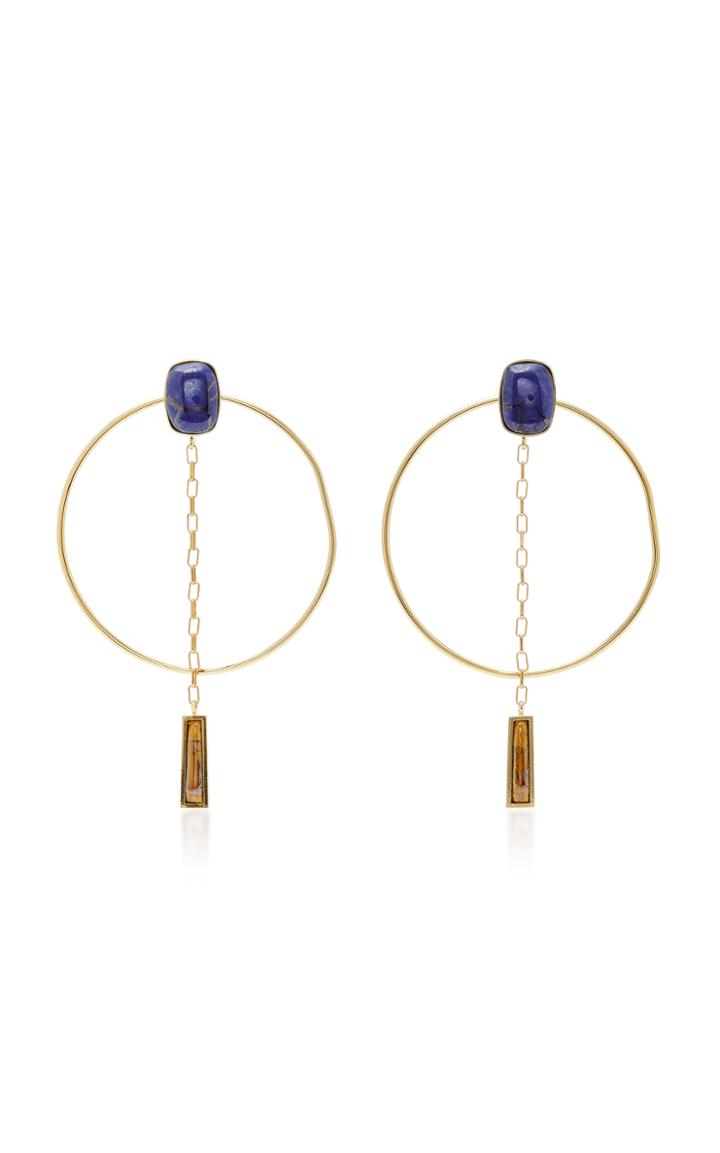 Isabel Marant Dancing Gold-tone Hoop Earrings