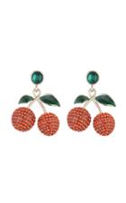 Dannijo Cheri 10k Gold-plated And Enamel Earrings
