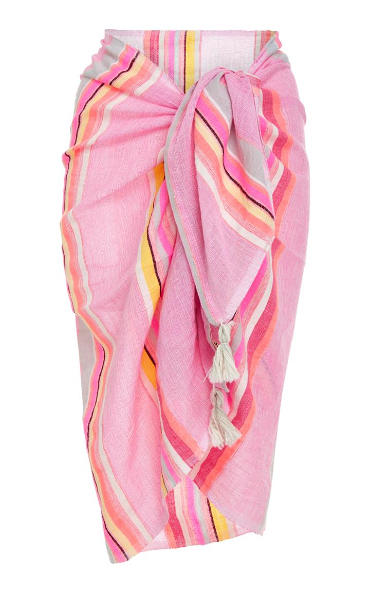 Lemlem Yodit Striped Cotton-blend Sarong