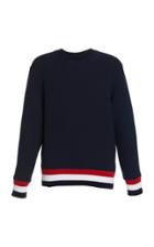 Thom Browne Stripe-trimmed Cotton Sweater