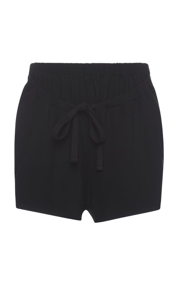 Alberta Ferretti High-waisted Organzine Short